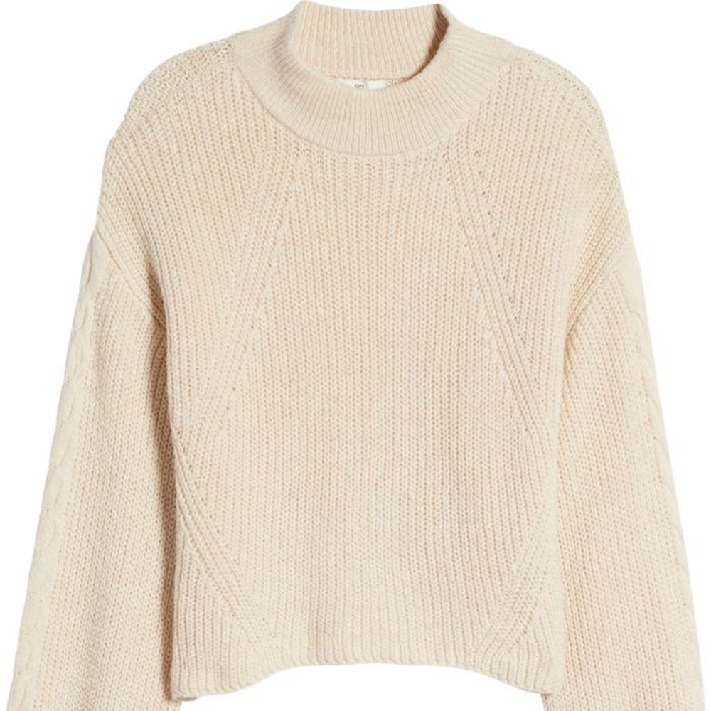 ✨New Nordstrom Chunky Knit Neutral Sweater